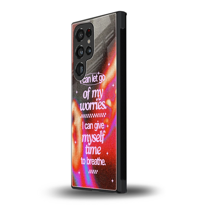 Let Go samsung galaxy s24 ultra mobile cover | shockproof glass phone case