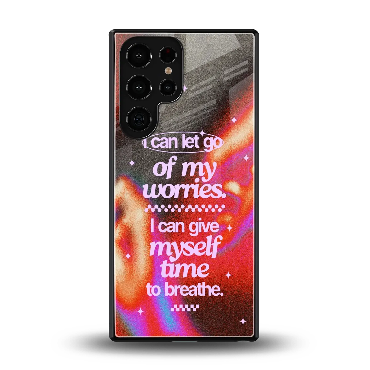 Let Go back phone cover | glass case for samsung galaxy s25 ultra