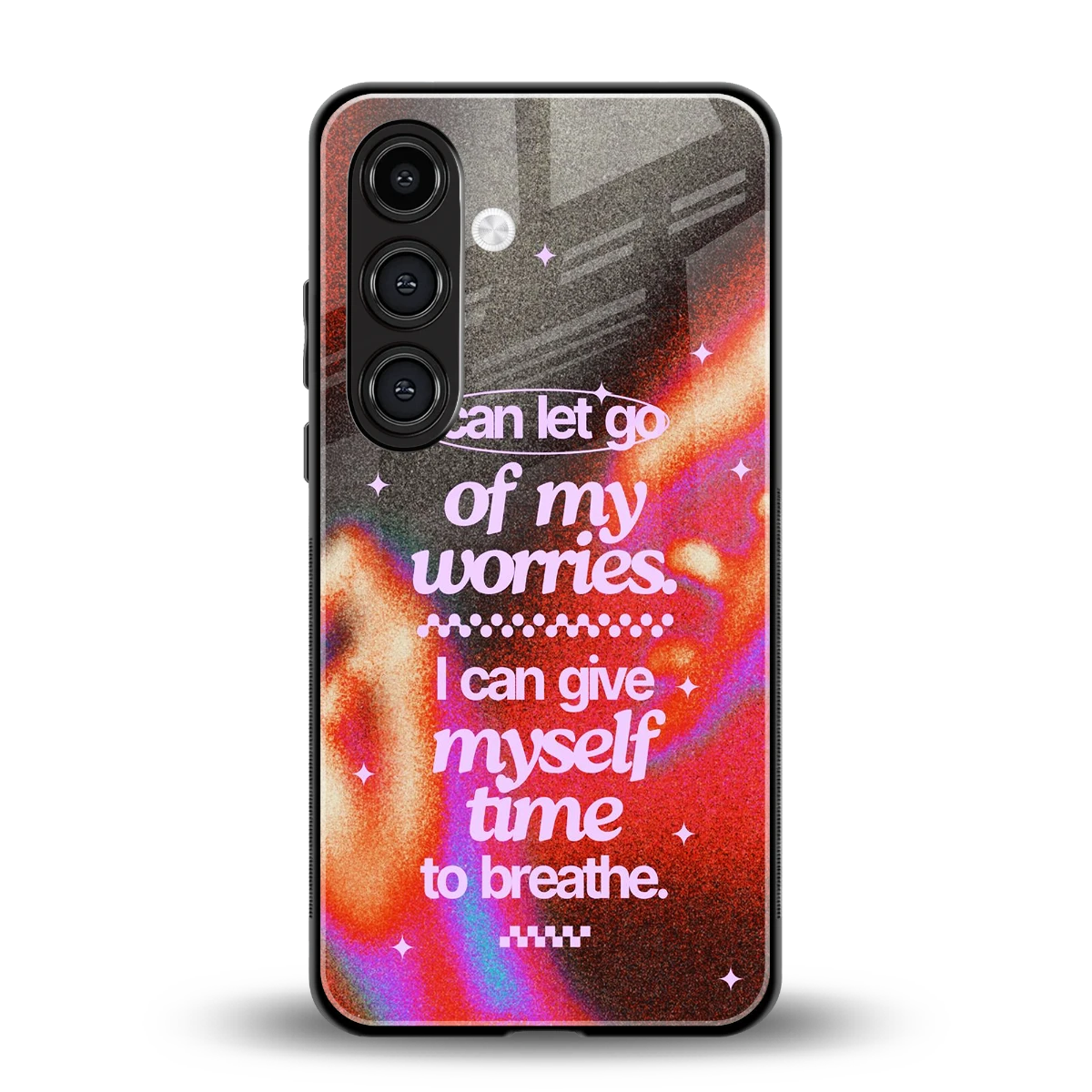 Let Go back phone cover | glass case for samsung galaxy s24