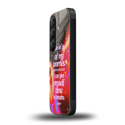 Let Go samsung galaxy s24 mobile cover | shockproof glass phone case