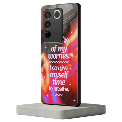 Let Go vivo v27 5g mobile cover | shockproof glass phone case