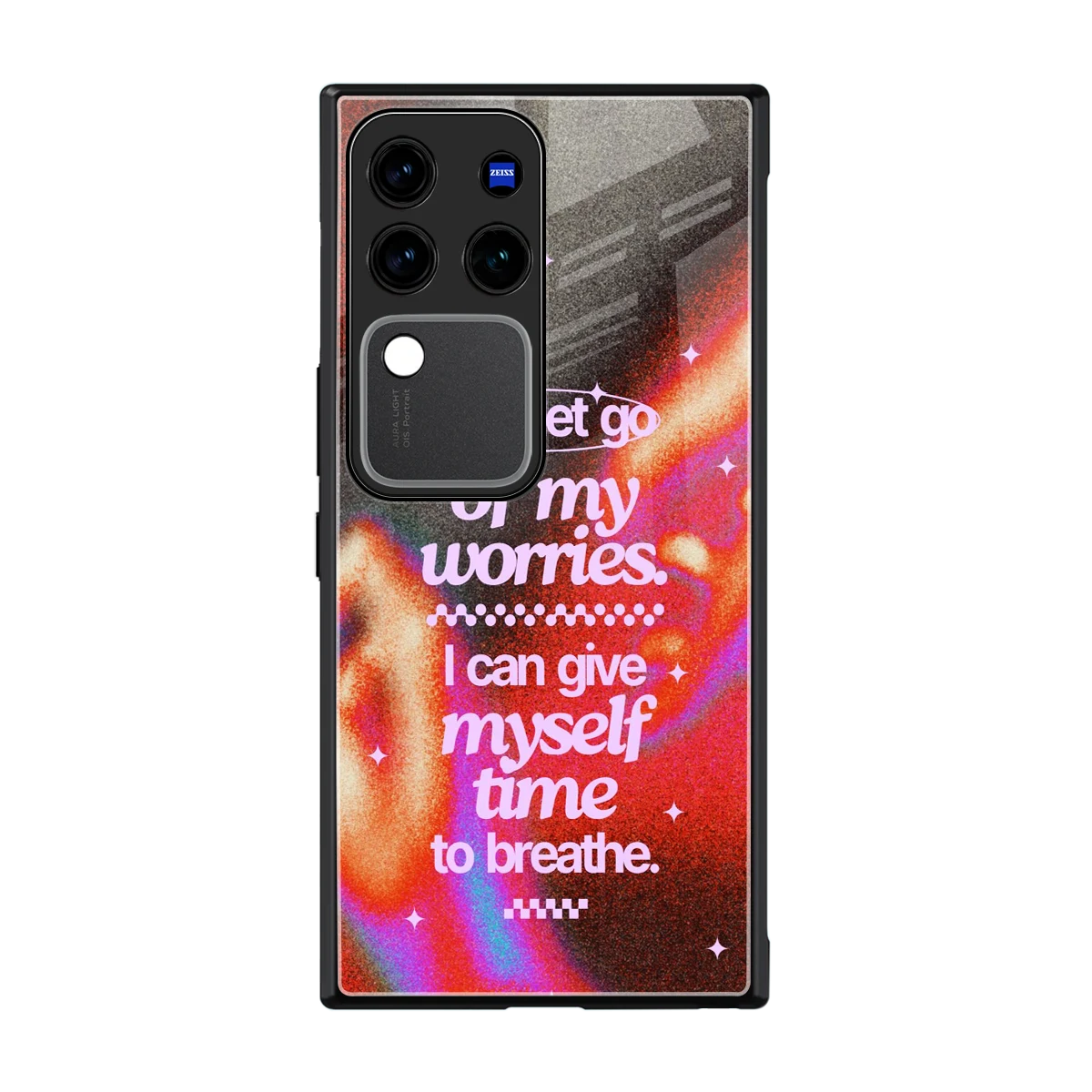 Let Go back phone cover | glass case forvivo v30 pro