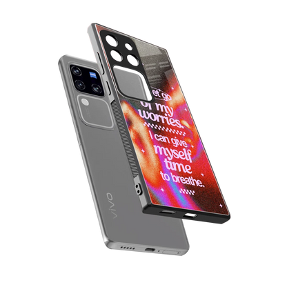 Let Go sleekvivo v30 pro cover with tempered glass back and TPU edges