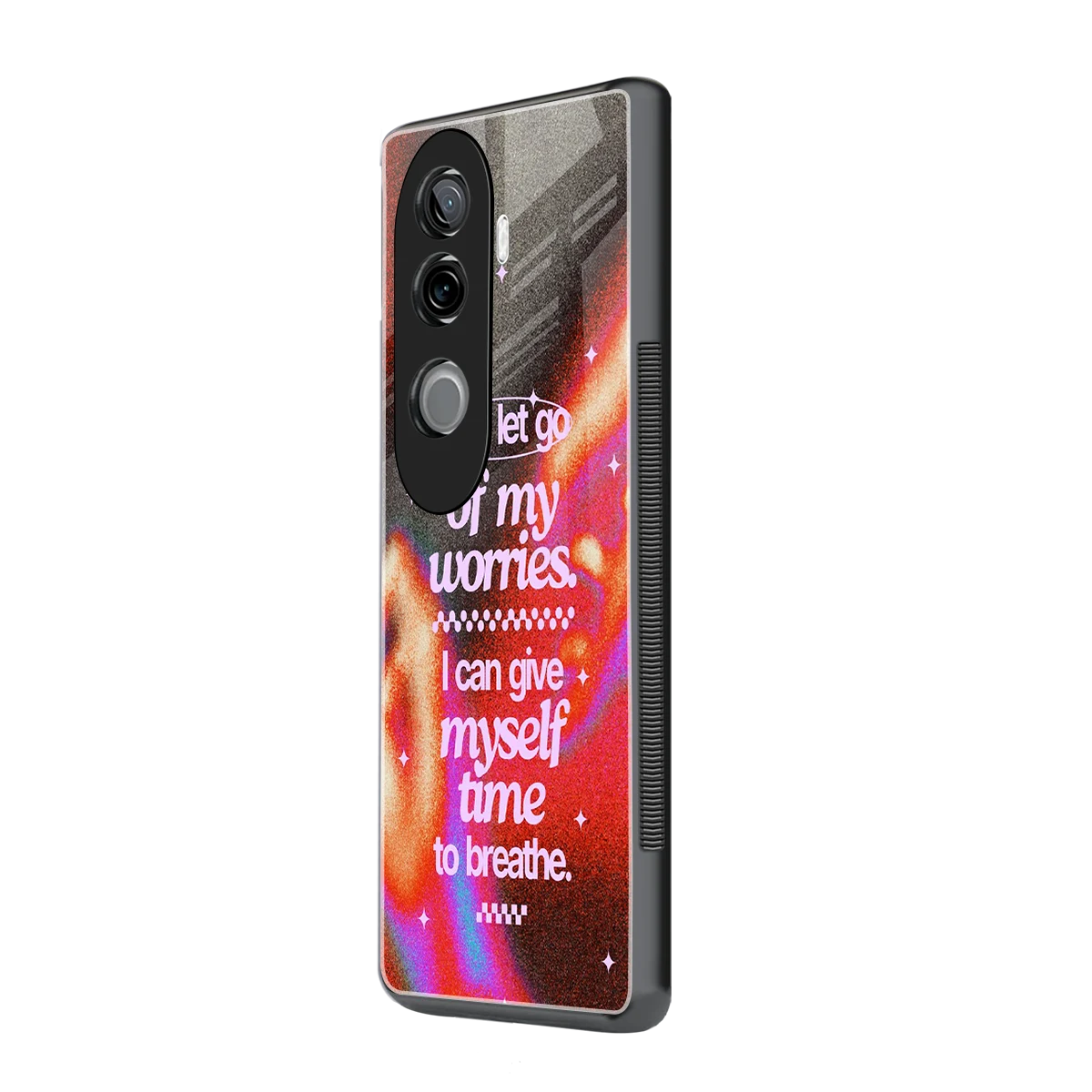 Let Go vivo v40e mobile cover | shockproof glass phone case