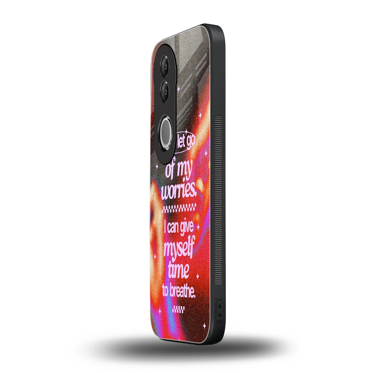 Let Go vivo v50 mobile cover | shockproof glass phone case