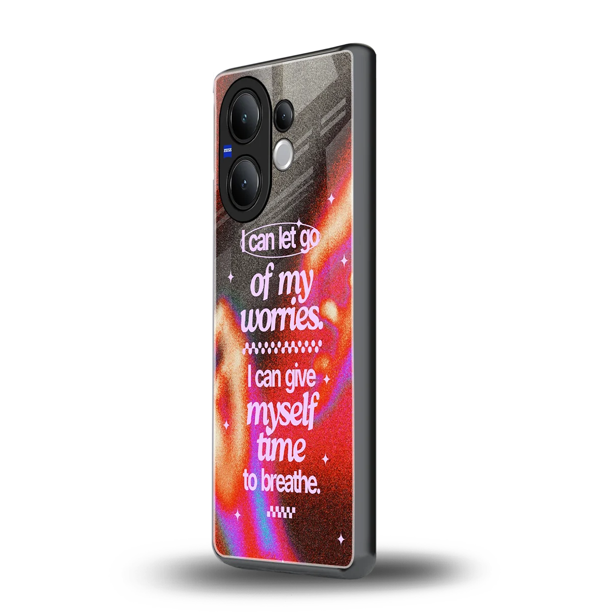 Let Go vivo v60 mobile cover | shockproof glass phone case