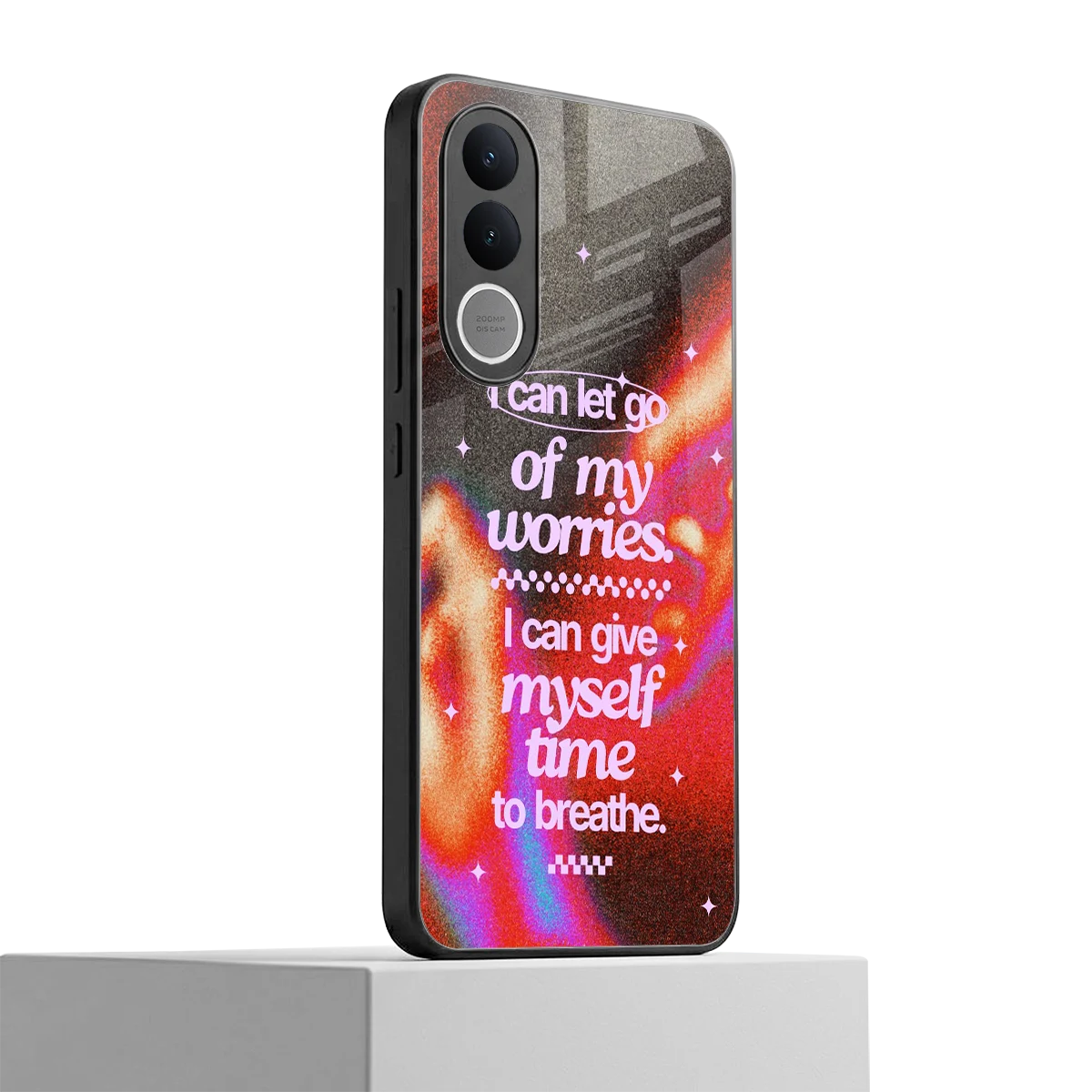 Let Go vivo v70 fe mobile cover | shockproof glass phone case