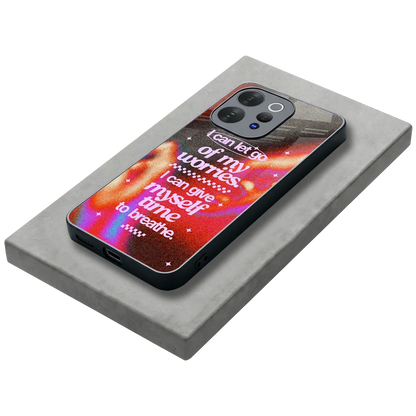 Let Go stylish phone case for vivo v70 elite | glossy glass and slim fit