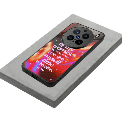 Let Go stylish phone case for vivo x200 pro | glossy glass and slim fit