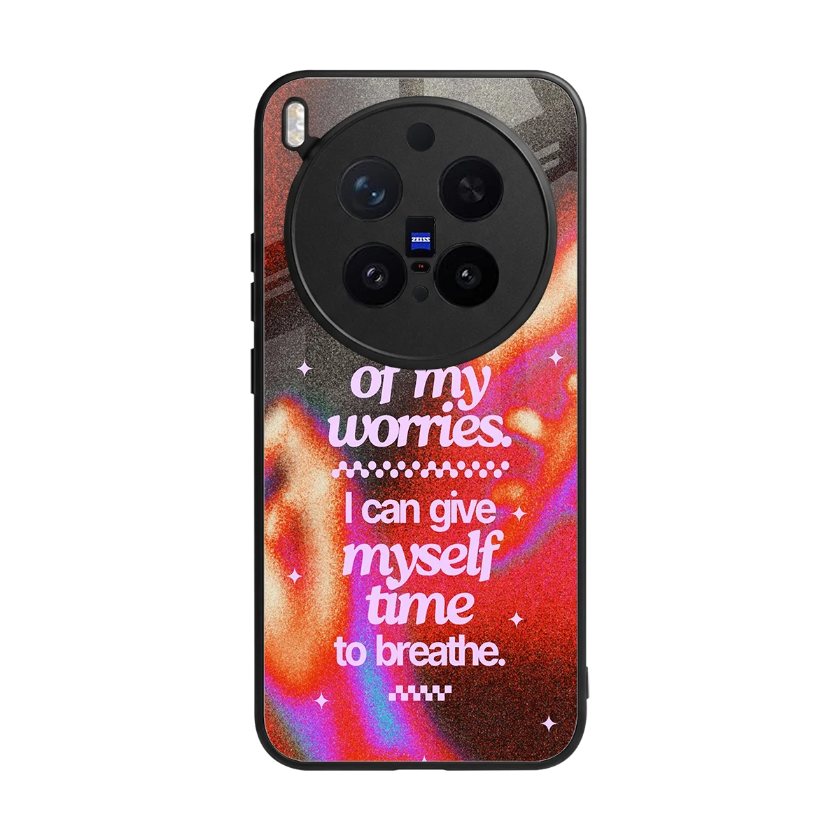 Let Go back phone cover | glass case for vivo x300 pro