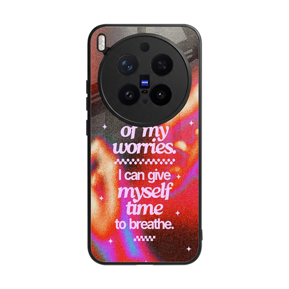 Let Go back phone cover | glass case for vivo x300 pro