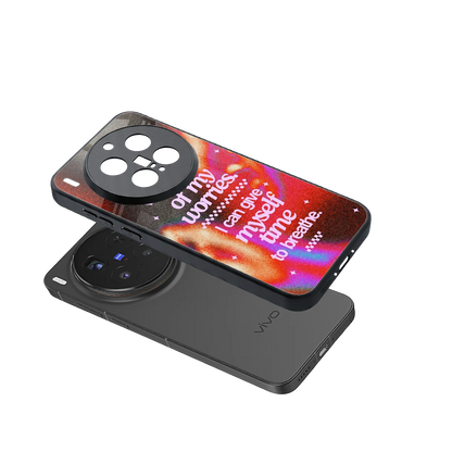 Let Go sleek vivo x300 pro cover with tempered glass back and TPU edges