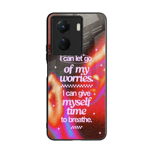 Let Go back phone cover | glass case for vivo y16