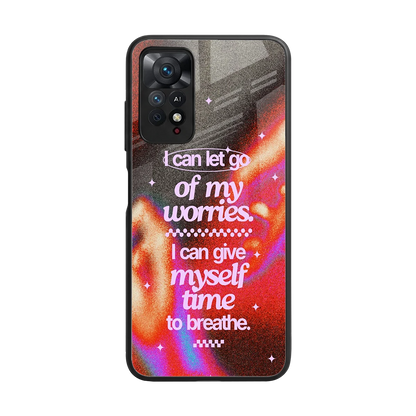 Let Go back phone cover | glass case for redmi note 11 pro