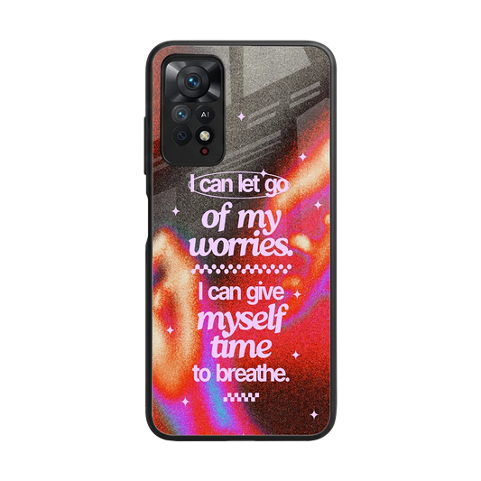 Let Go back phone cover | glass case for redmi note 11 pro
