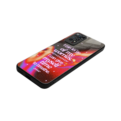 Let Go stylish phone case for redmi note 11 pro | glossy glass and slim fit
