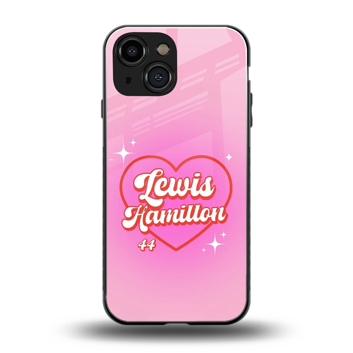 Lewis Hamilton back phone cover | glass case for iphone 13 mini