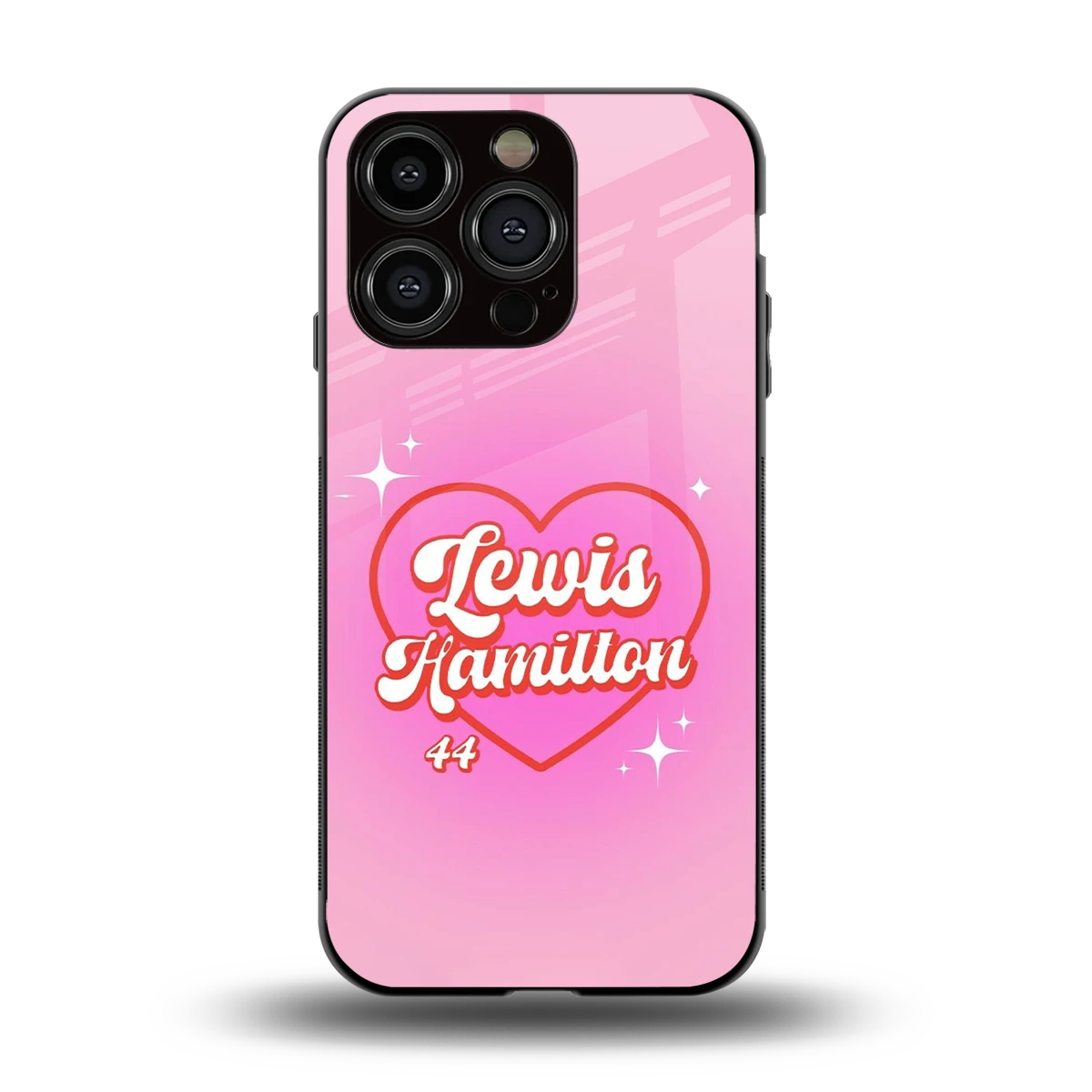 Lewis Hamilton back phone cover | glass case for iphone 13 pro