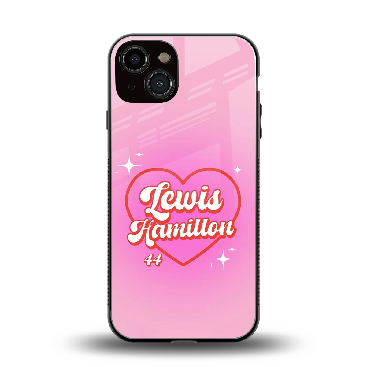 Lewis Hamilton back phone cover | glass case for iphone 14
