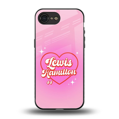 Lewis Hamilton back phone cover | glass case for iphone 17e