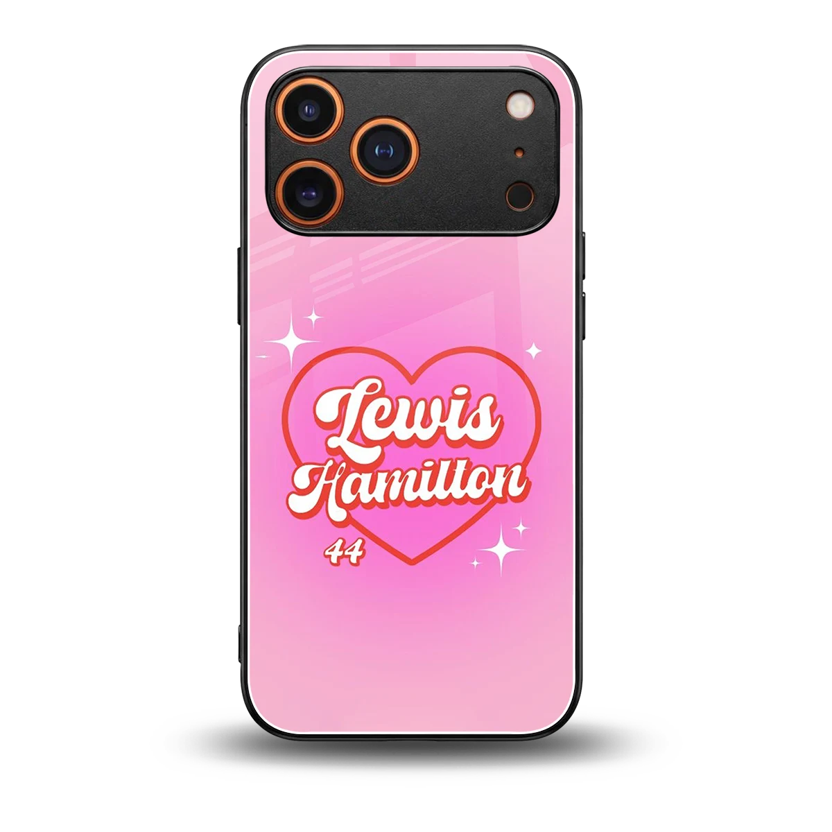 Lewis Hamilton back phone cover | glass case for iphone 17 pro max