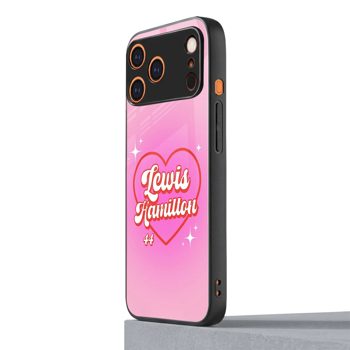 Lewis Hamilton iphone 17 pro max mobile cover | shockproof glass phone case