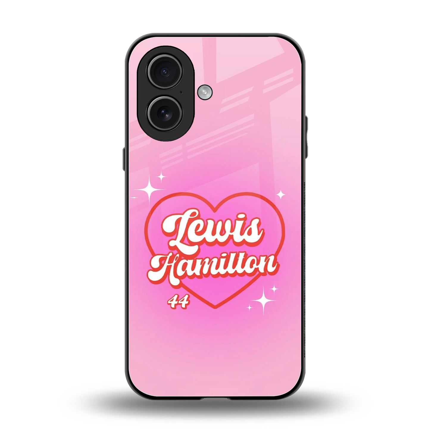 Lewis Hamilton back phone cover | glass case for iphone 17