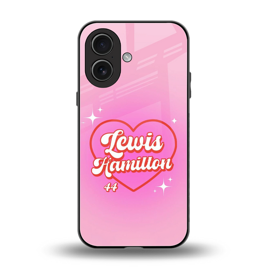 Lewis Hamilton back phone cover | glass case for iphone 17