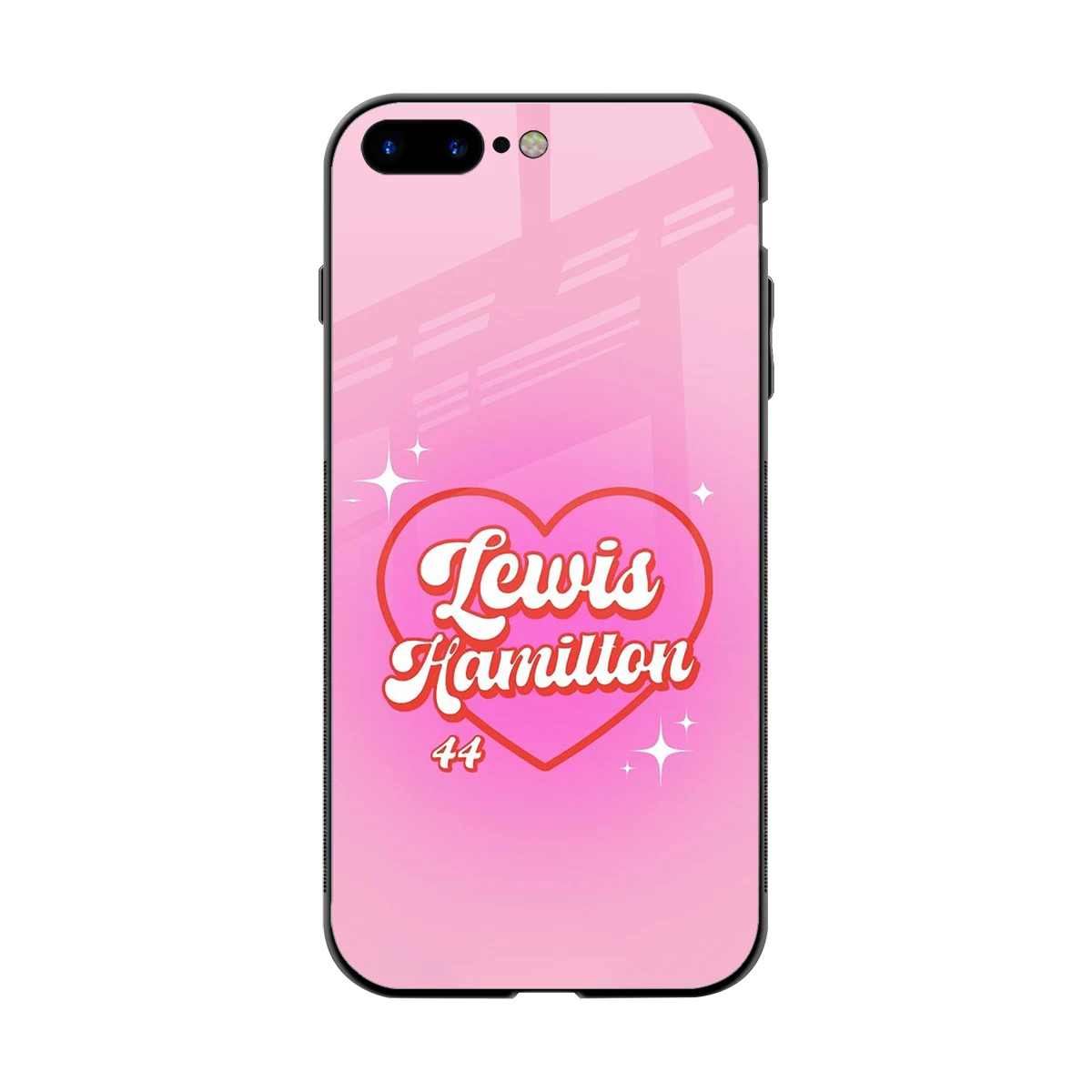 Lewis Hamilton back phone cover | glass case for iphone 8 plus