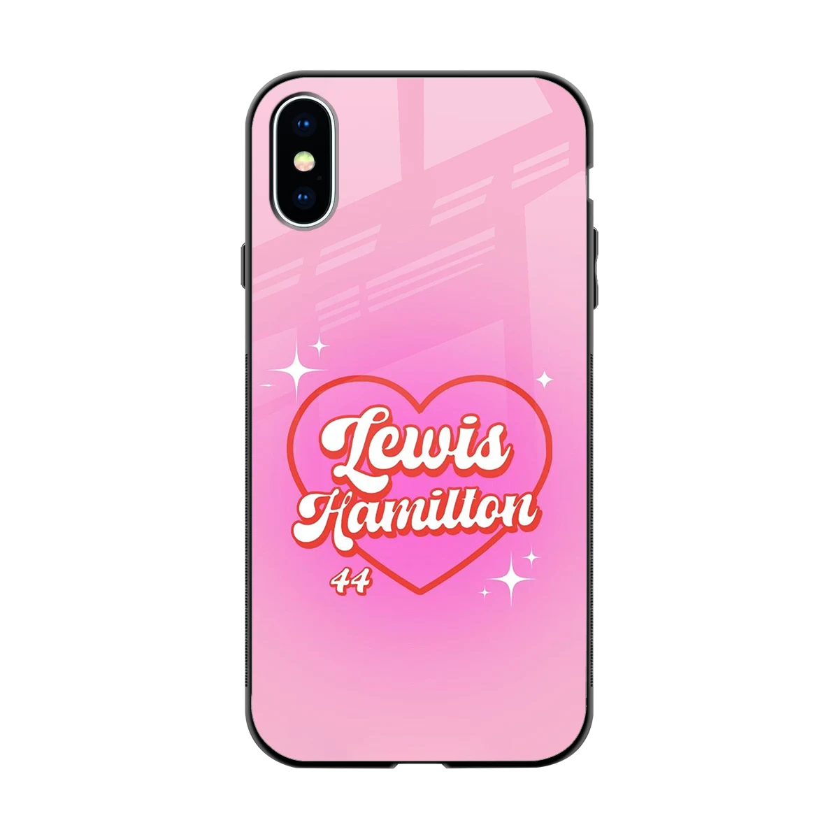 Lewis Hamilton back phone cover | glass case for iphone x