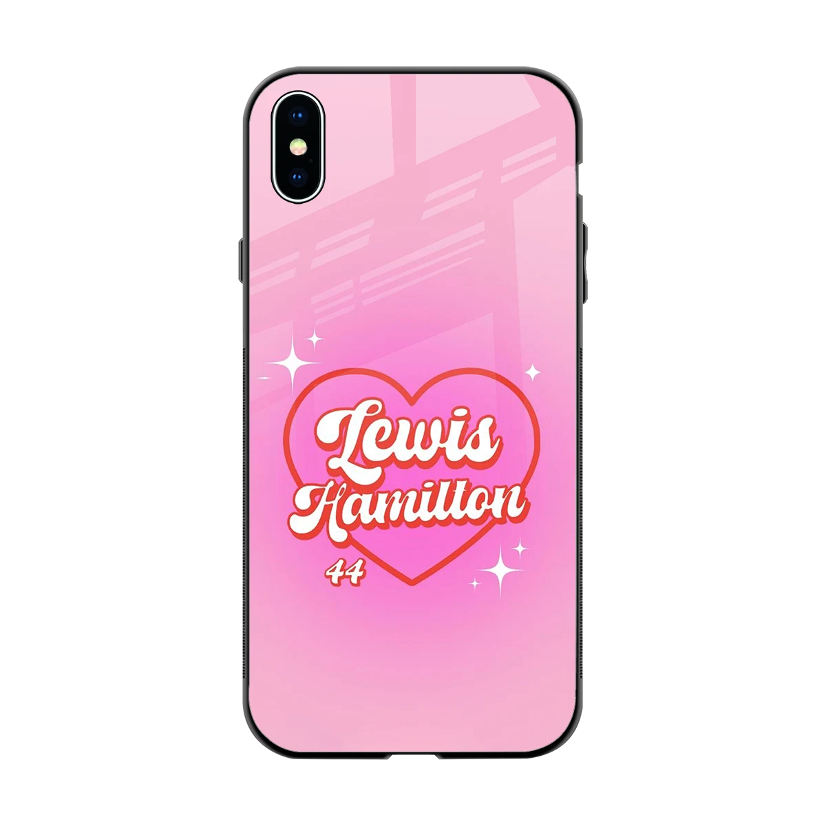 Lewis Hamilton back phone cover | glass case for iphone xs max