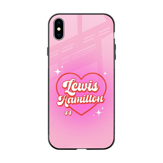 Lewis Hamilton back phone cover | glass case for iphone xs max