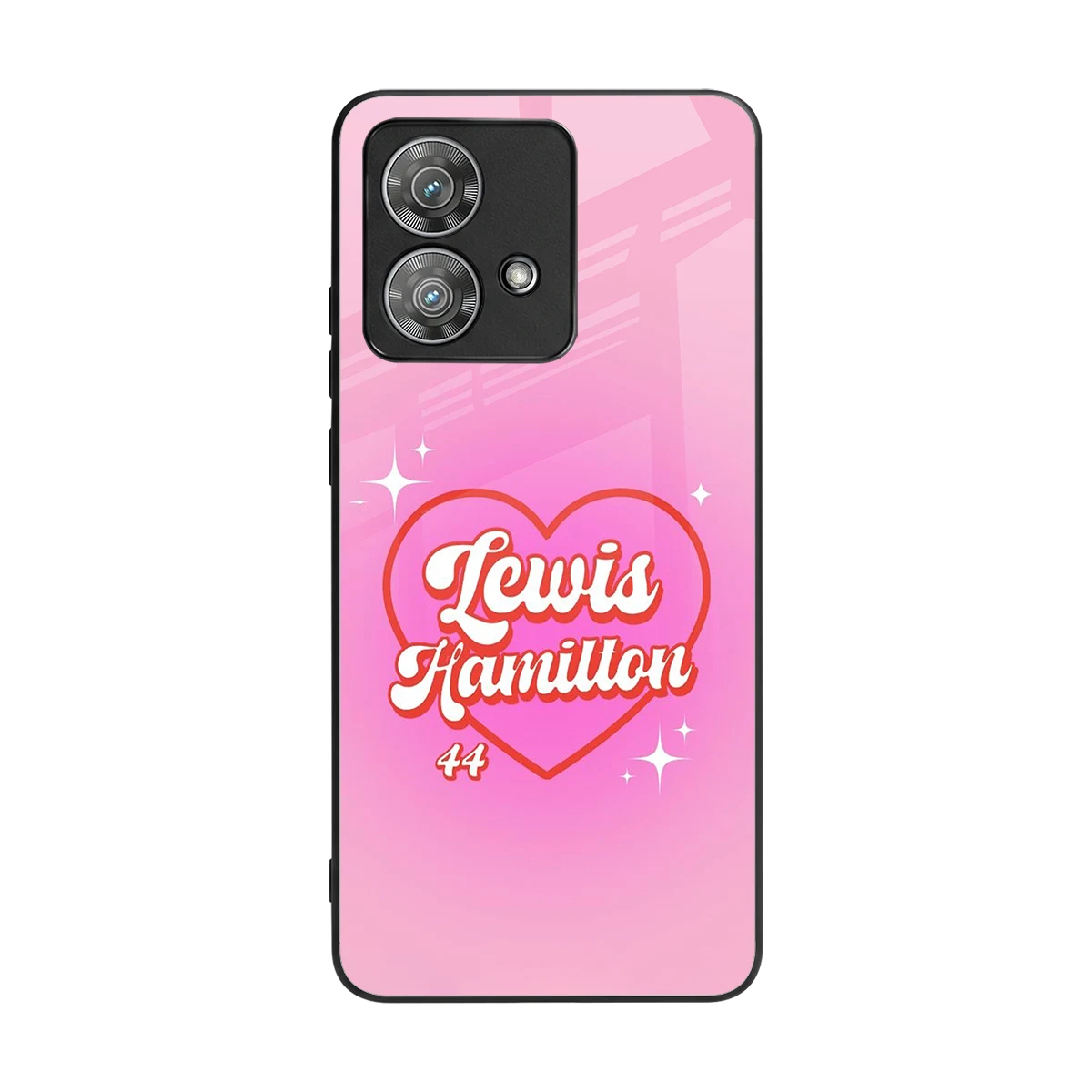 Lewis Hamilton back phone cover | glass case for motorola edge 40 neo 5g
