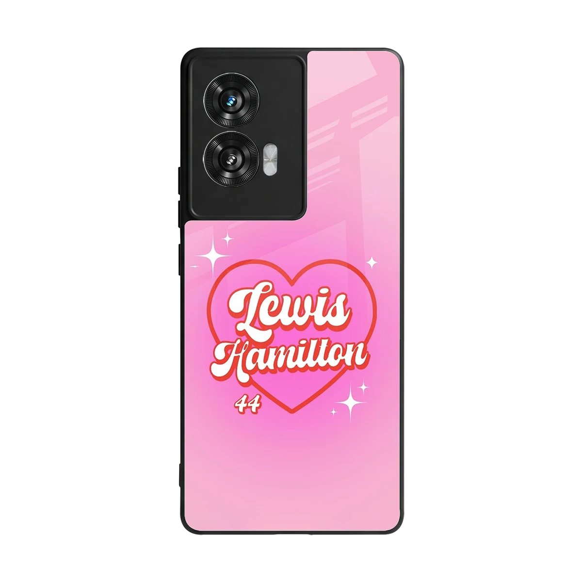 Lewis Hamilton back phone cover | glass case for motorola edge 50 fusion