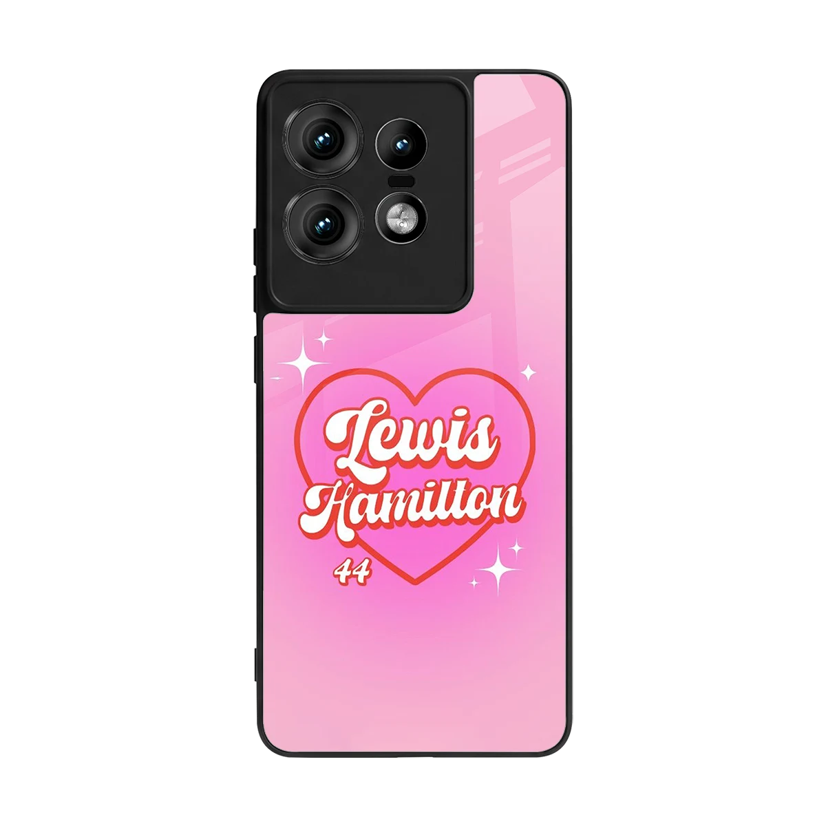 Lewis Hamilton back phone cover | glass case for motorola edge 50 pro
