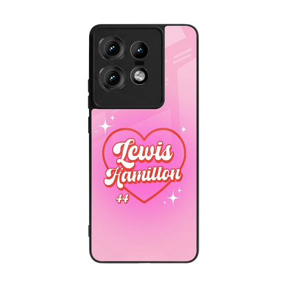 Lewis Hamilton back phone cover | glass case for motorola edge 50 pro