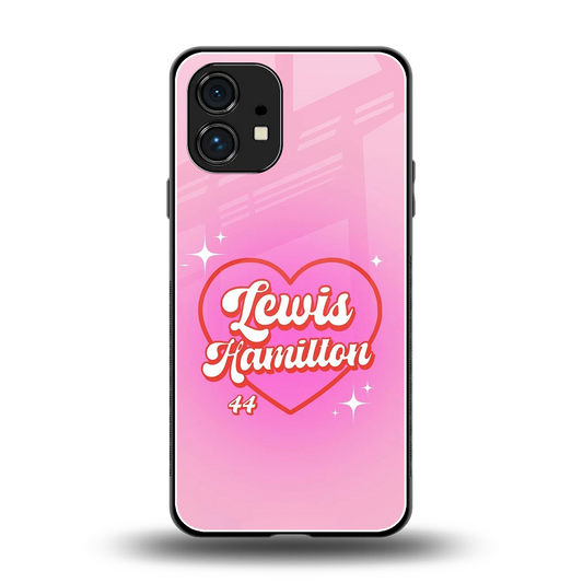 Lewis Hamilton back phone cover | glass case for nothing phone 1
