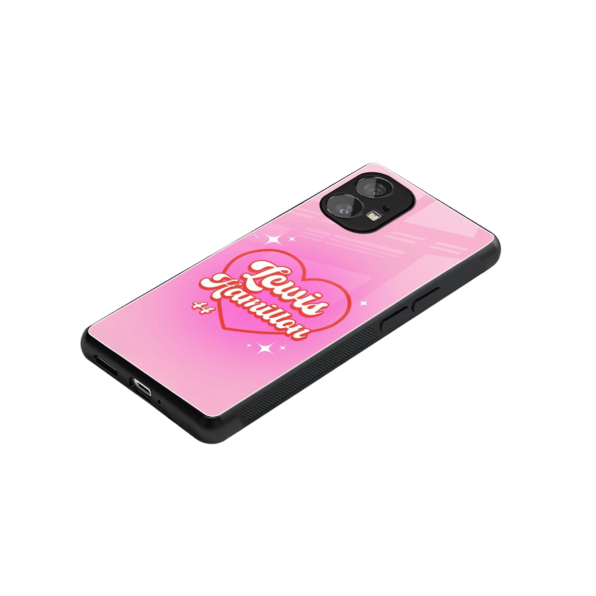 Lewis Hamilton stylish phone case for nothing phone 1 | glossy glass and slim fit