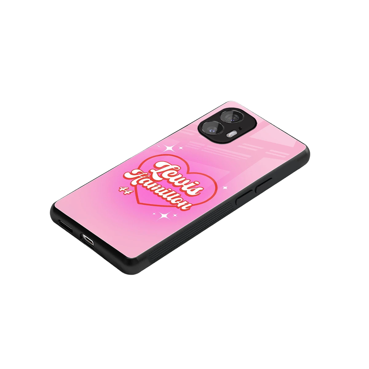 Lewis Hamilton stylish phone case for nothing phone 2 | glossy glass and slim fit