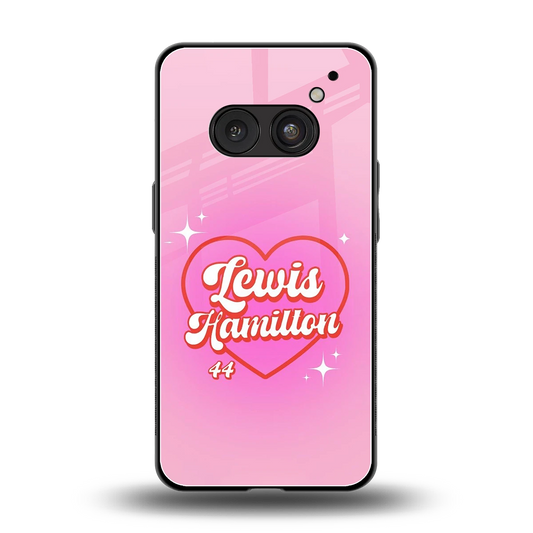 Lewis Hamilton back phone cover | glass case for nothing phone 2a