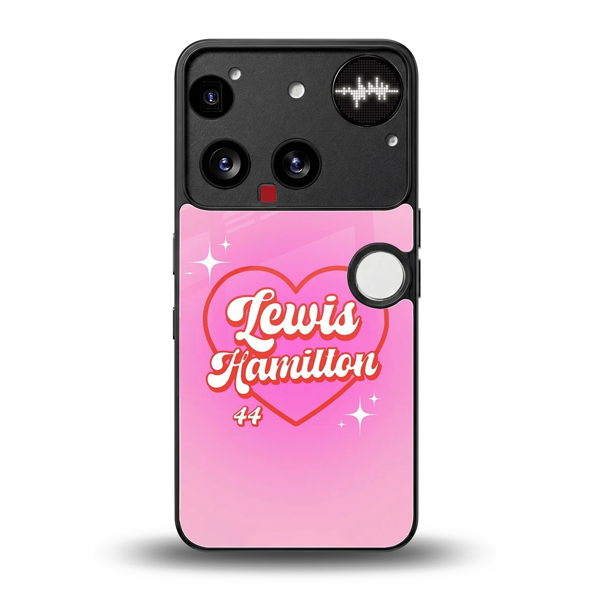 Lewis Hamilton back phone cover | glass case for nothing phone 3