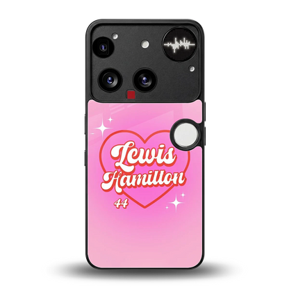 Lewis Hamilton back phone cover | glass case for nothing phone 3