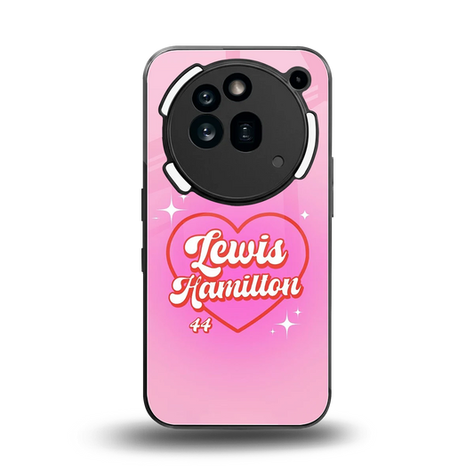 Lewis Hamilton back phone cover | glass case for nothing phone 3a pro