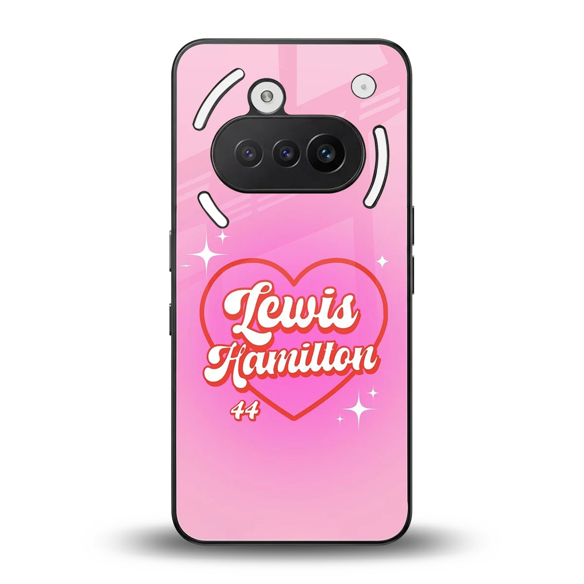 Lewis Hamilton back phone cover | glass case for nothing phone 3a
