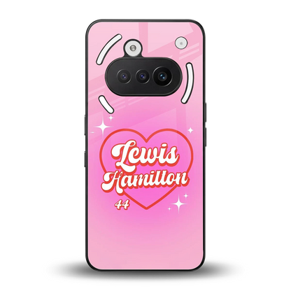 Lewis Hamilton back phone cover | glass case for nothing phone 3a