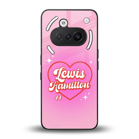 Lewis Hamilton back phone cover | glass case for nothing phone 3a