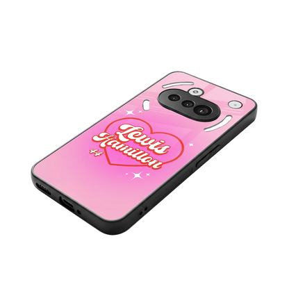 Lewis Hamilton stylish phone case for nothing phone 3a | glossy glass and slim fit