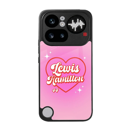 Lewis Hamilton back phone cover | glass case for nothing phone 4a pro