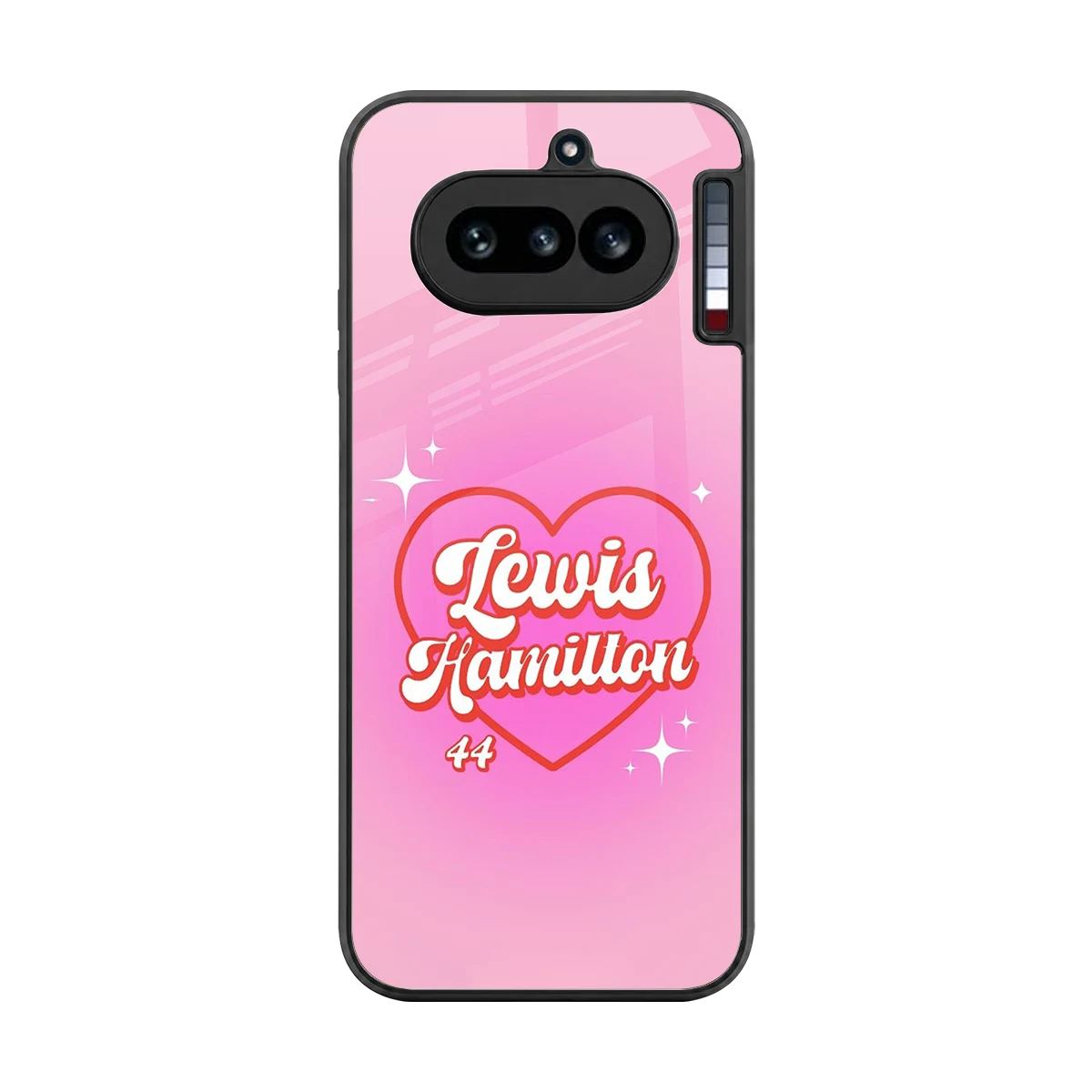 Lewis Hamilton back phone cover | glass case for nothing phone 4a