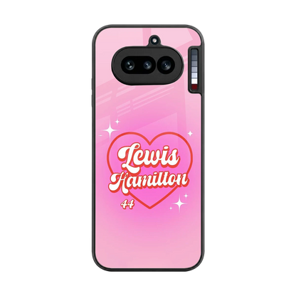 Lewis Hamilton back phone cover | glass case for nothing phone 4a